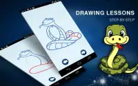 How to Draw Dangerous Snakes and Lizards Species Screen Shot 1
