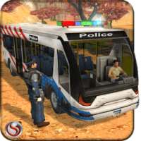 Police Bus Uphill Driving