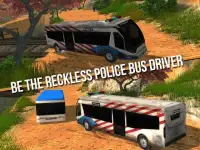 Police Bus Uphill Driving Screen Shot 7