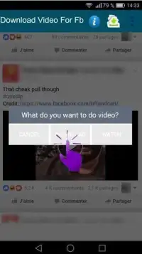 تحميل فيديو من الفايسبوك 2017 Screen Shot 5