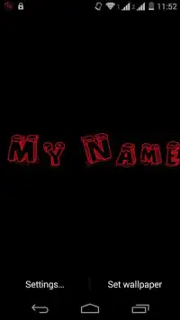 My Name 3D Live Wallpaper Screen Shot 5