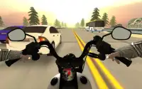 Highway Traffic Bike Rider Chase Screen Shot 5