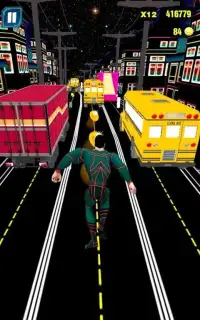 Superhero Run Subway Rush: Surfer Runner Game Screen Shot 1