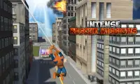 Flying Spider Rope Hero: Crime City Rescue Mission Screen Shot 19