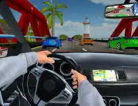 High Speed Traffic Car Driving Road Race Simulator Screen Shot 7