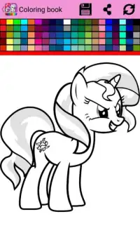 Coloring Book For Little Pony Screen Shot 3