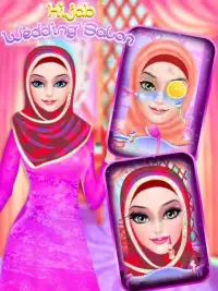 Hijab Wedding Makeover - Salon Screen Shot 0