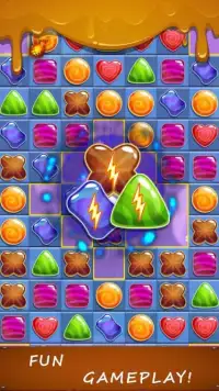 Jelly Gummy - Funny Crush Match 3 Puzzle Game Screen Shot 4