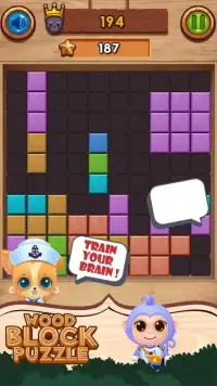 Wood block puzzle party Screen Shot 2
