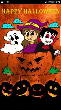 Happy Halloween Coloring Book Screen Shot 7