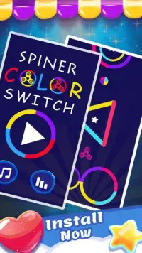 Color Fidget Spinner To Switch Screen Shot 3