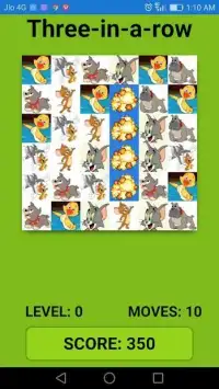 Puzzle Match with Cartoon characters Screen Shot 1