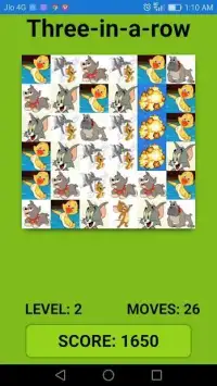Puzzle Match with Cartoon characters Screen Shot 2