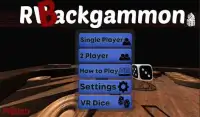Backgammon with 3D Dice roller Screen Shot 1