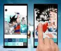 Goku Pixel Color by Number: Goku Saiyan Pixel Art Screen Shot 4