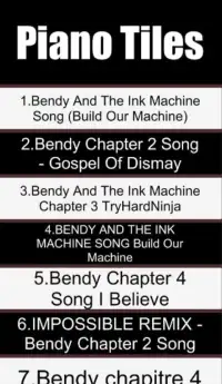 Bendy Ink Machine Piano Tiles Screen Shot 0