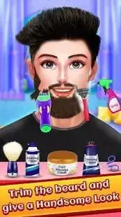 Celebrity Beard Salon Makeover - Indian Salon Game Screen Shot 6