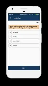 Knowledge Quiz Test Screen Shot 2