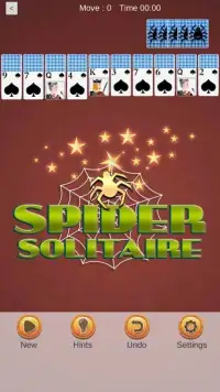 Spider Solitaire Screen Shot 6