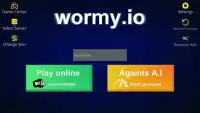 wormy.io: slither your snake with friends Screen Shot 1