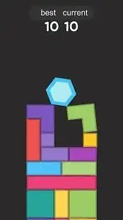 Reverse Tower - HexaGon Drop Screen Shot 1