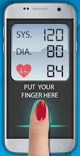 Blood Pressure Fingerprint Simulator Screen Shot 1