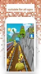 Ninja Subway Surf Game. Angela Sufers Run Screen Shot 0