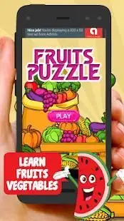 Fruit & Vegetable Puzzles For Kids Screen Shot 7