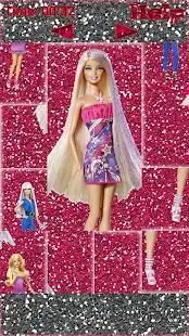 Miss Barbie Puzzle Screen Shot 1