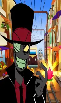 Super Villanos Subway Runner villainous Screen Shot 1