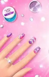 Pink Nail Salon Screen Shot 0