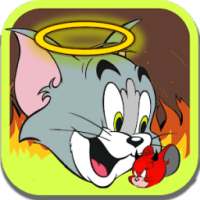 Angel Tom and jerry the devil
