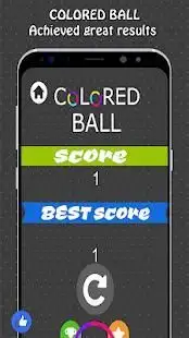 Colored Ball Action: Tap switch Arcader Screen Shot 2