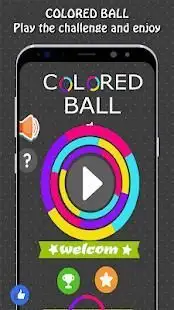 Colored Ball Action: Tap switch Arcader Screen Shot 3