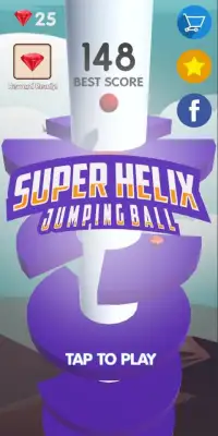 Super Helix Jumping Ball Screen Shot 14