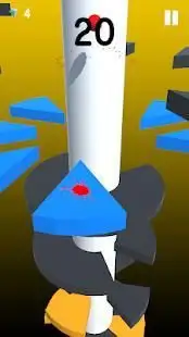 Spiral Helix Jumper Game Screen Shot 2