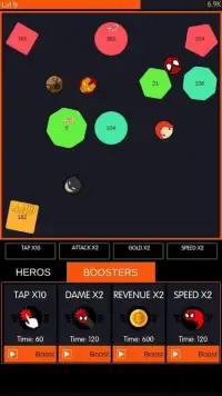 Idle Balls Super Heroes Screen Shot 1