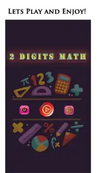 Two Digits Maths | Puzzles and Simple Maths Games Screen Shot 1