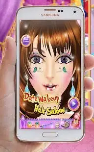 Date Makeup Dressup Hair Saloon Game For Girl Screen Shot 4