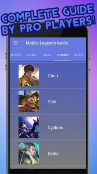 Guide for Mobile Legends Screen Shot 0