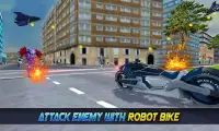 Super Flying Robot Bike Steel Robot War Screen Shot 19