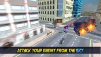 Super Flying Robot Bike Steel Robot War Screen Shot 14