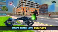 Super Flying Robot Bike Steel Robot War Screen Shot 11