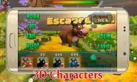 Angry Bull Run : Escape The Jungle Screen Shot 1