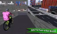Bicycle Transport Truck Simulator 3D Screen Shot 39