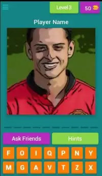 Man UTD Player Quiz Screen Shot 1