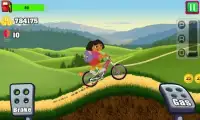 Super Dora Climb Bicycle - dora games for kids Screen Shot 3