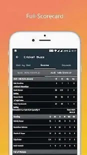 Cricket Buzz Live Line (Faster than TV) Screen Shot 0