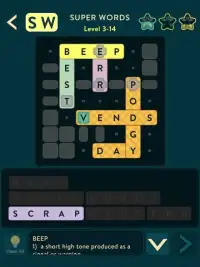 Super Words Crosswords Puzzle Screen Shot 4