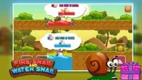Fire Snail and Water Snail - Snail Love Story Screen Shot 1